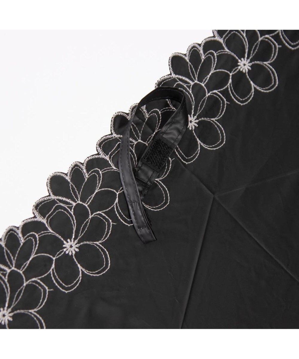 UNBILLION カシュネ cachenez / 【晴雨兼用】【日傘】 【UV カット率99.999.9％以上】PU軽量フラワー刺繍ミニ折りたたみ傘 