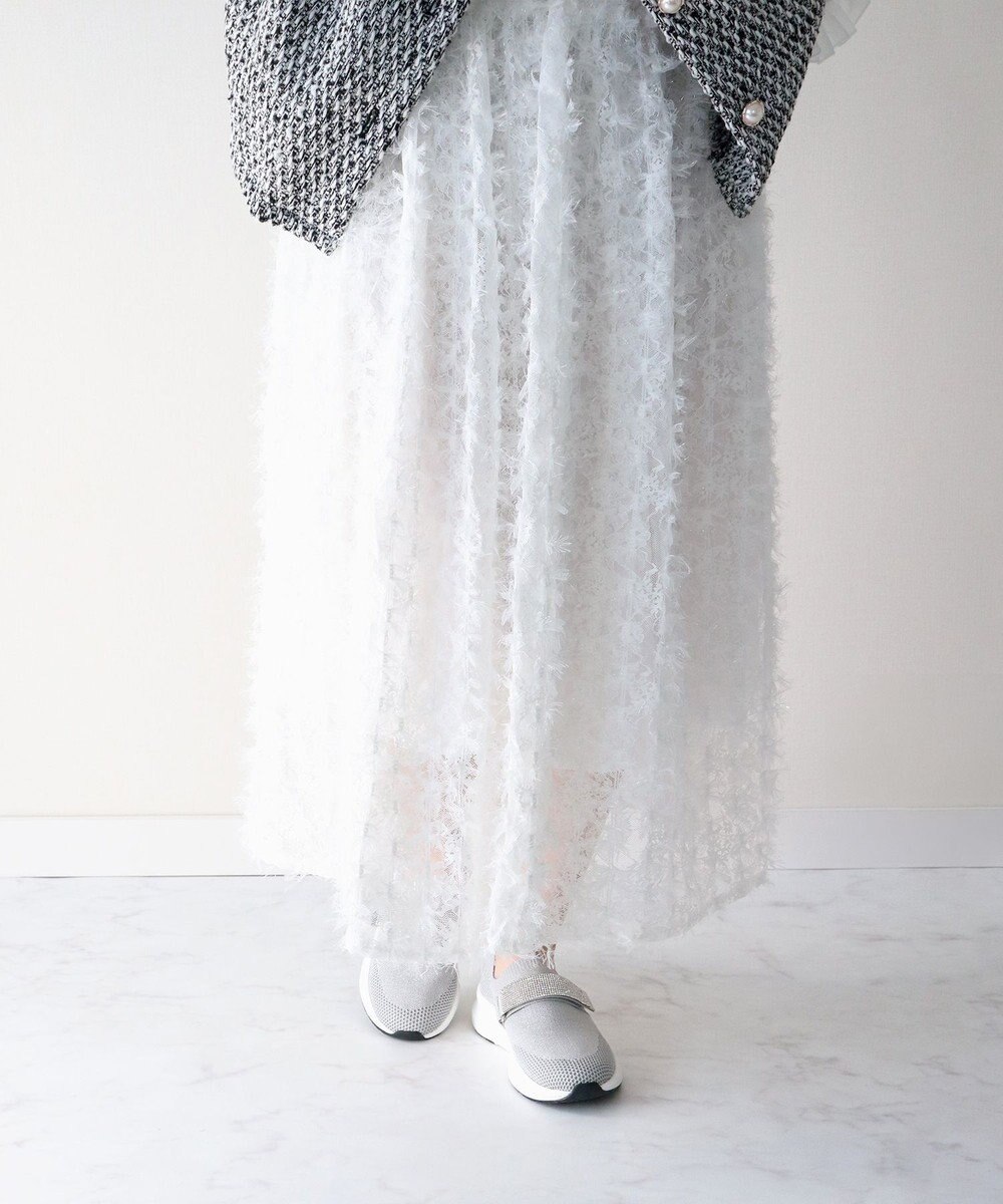 Bridget Birkin 【Bridget Birkin】ベルトストーンニットスニーカー 