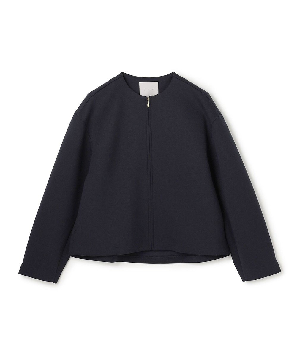 UNFILO ダブルフェイスジャージー ZIPアウター 