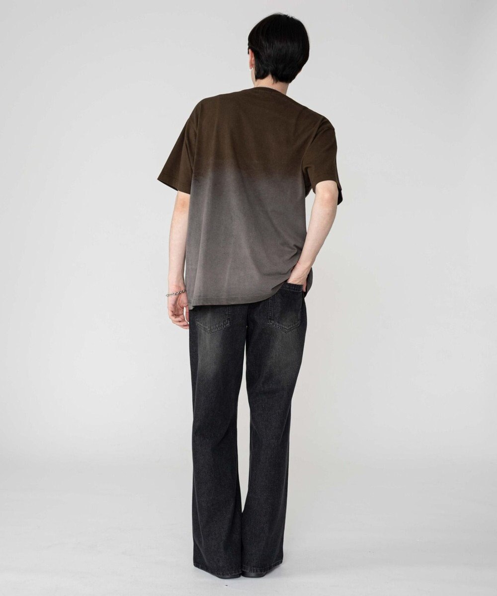 WEGO 【ユニセックス着用ITEM/MLサイズ展開】グラデーションワンポイントT（SS） 