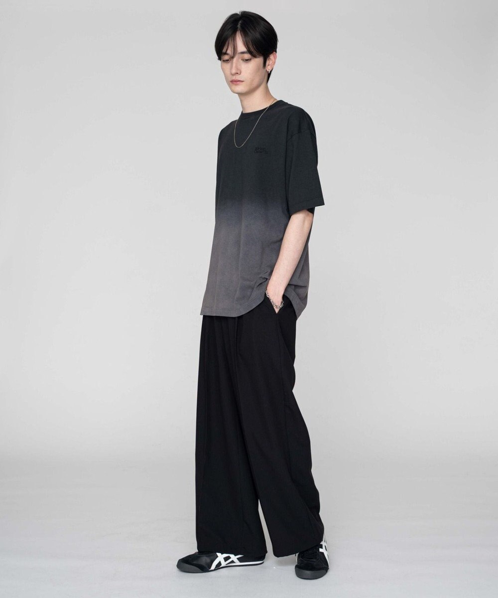 WEGO 【ユニセックス着用ITEM/MLサイズ展開】グラデーションワンポイントT（SS） 