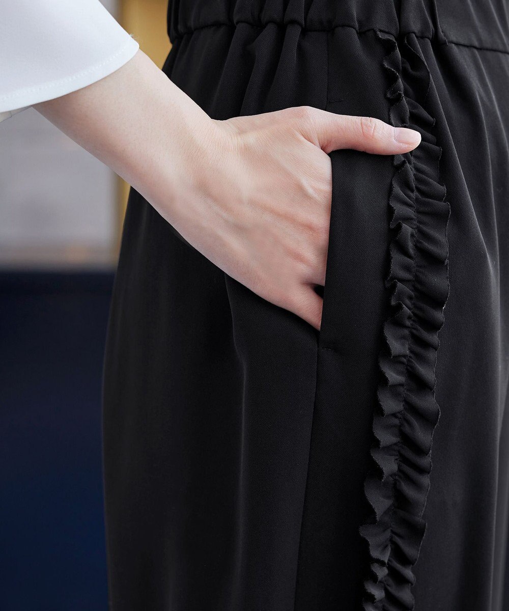 Tiaclasse L 【ブラウス×パンツ2点ット】フリルデザインセットアップ 