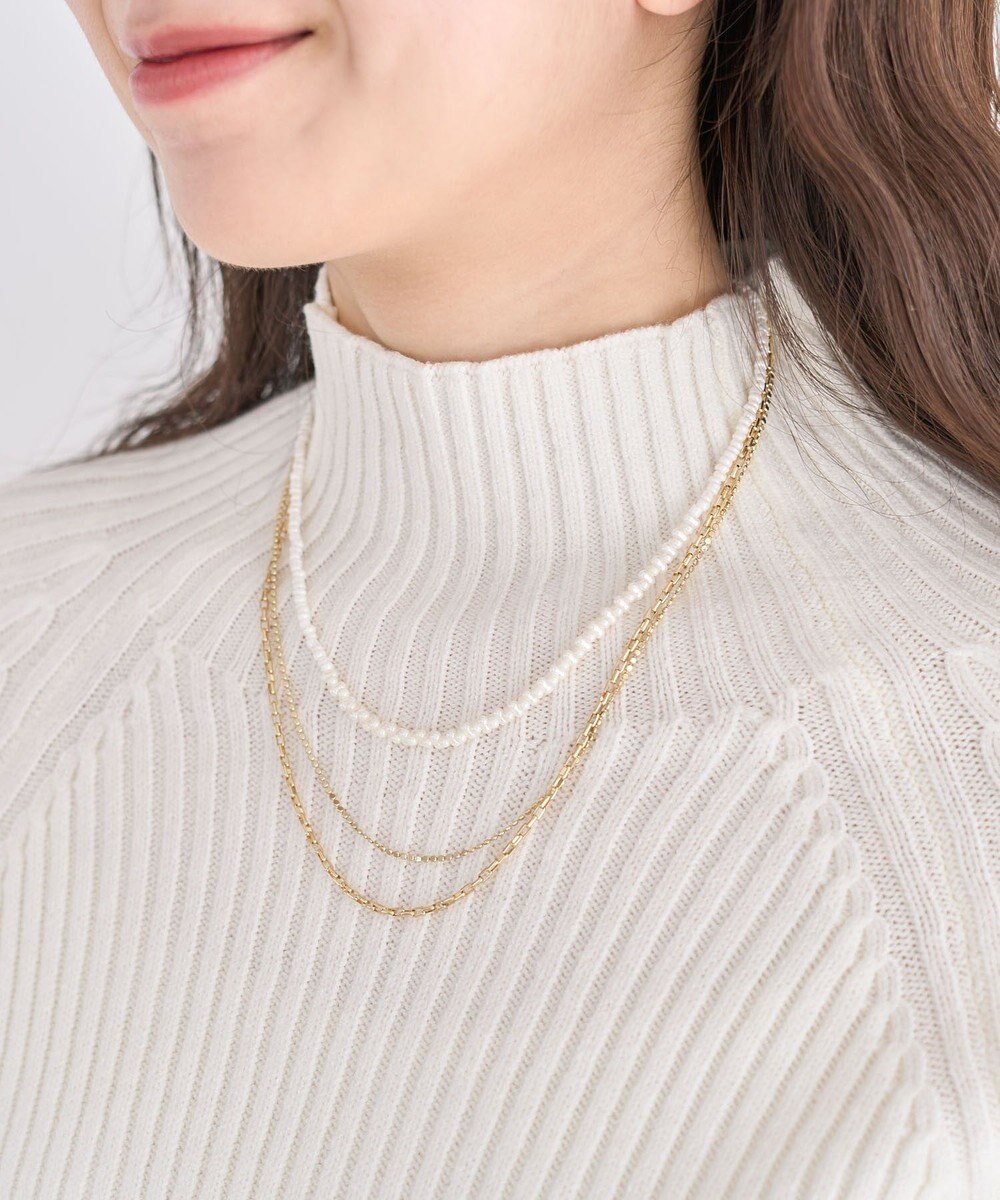 Green Parks ｅｖｅｒｙ　ｗａｌｋ．３ＷＡＹパールＭＩＸネックレス 