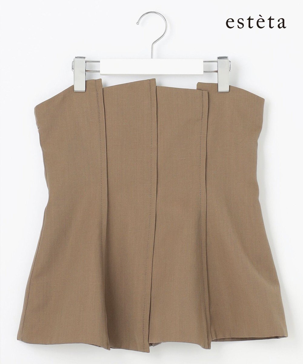 23区 【エステータ】ウールリネン ビスチェ 