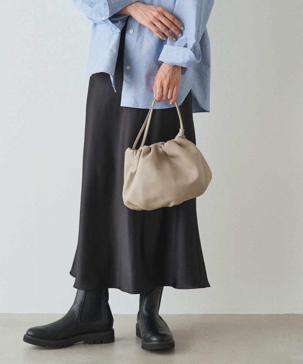 russet レザー巾着4WAYショルダーバッグ(CE-1454) 