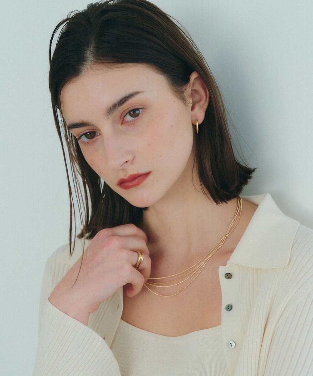 YECCA VECCA ステンレスワンタッチフープピアス 