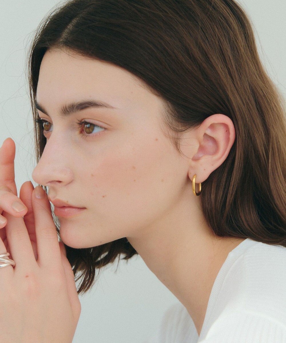 YECCA VECCA ステンレスワンタッチフープピアス 