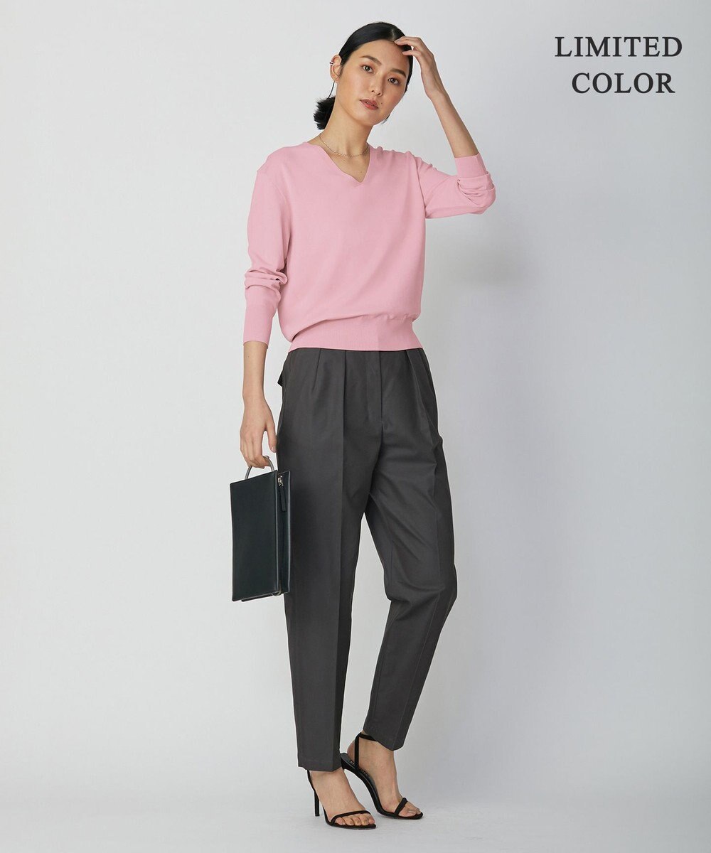 ICB 【WEB限定カラーあり・洗える】シンセティックハイゲージ Vネックプルオーバー 