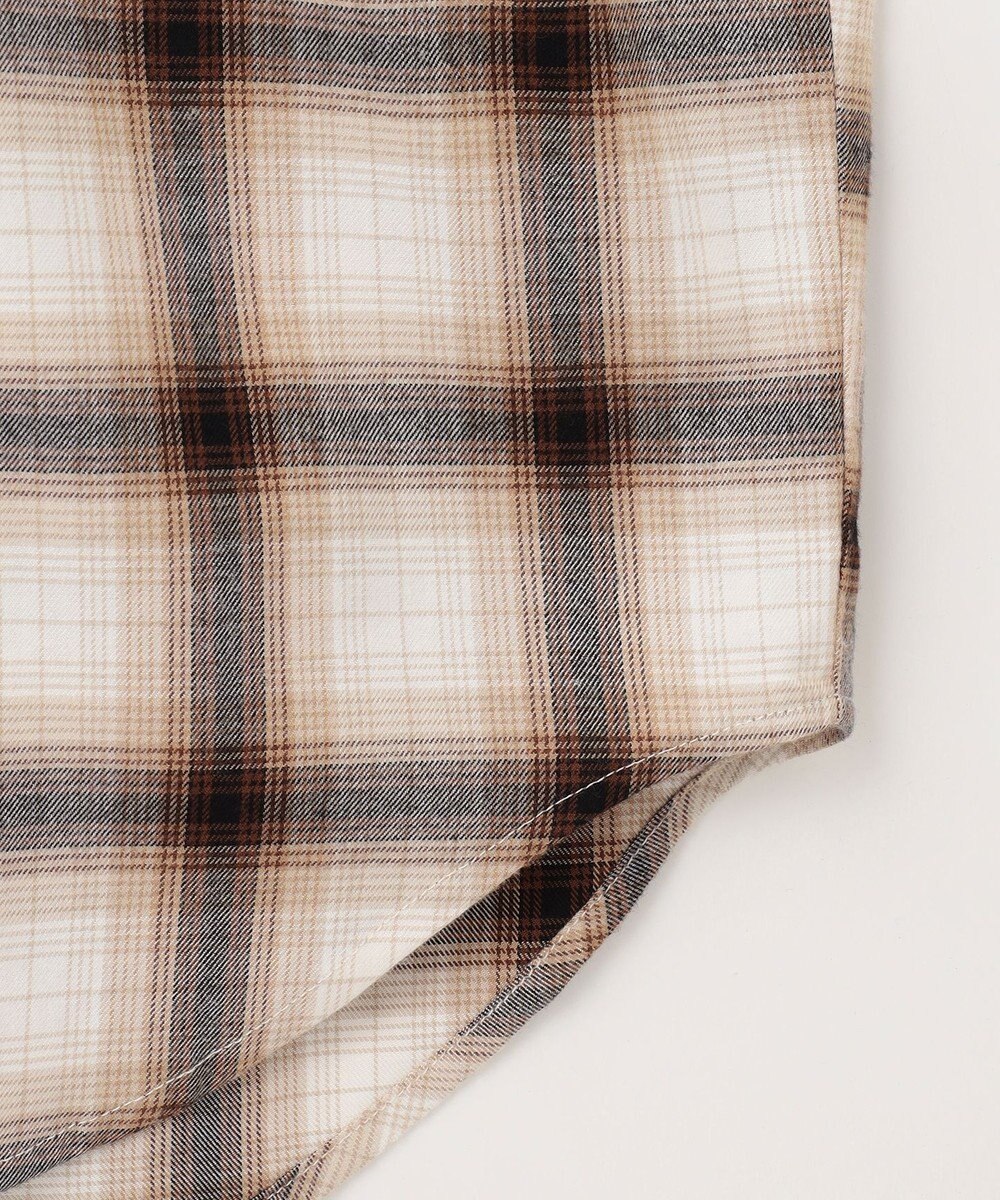 ANY オンブレーチェックシャツ 