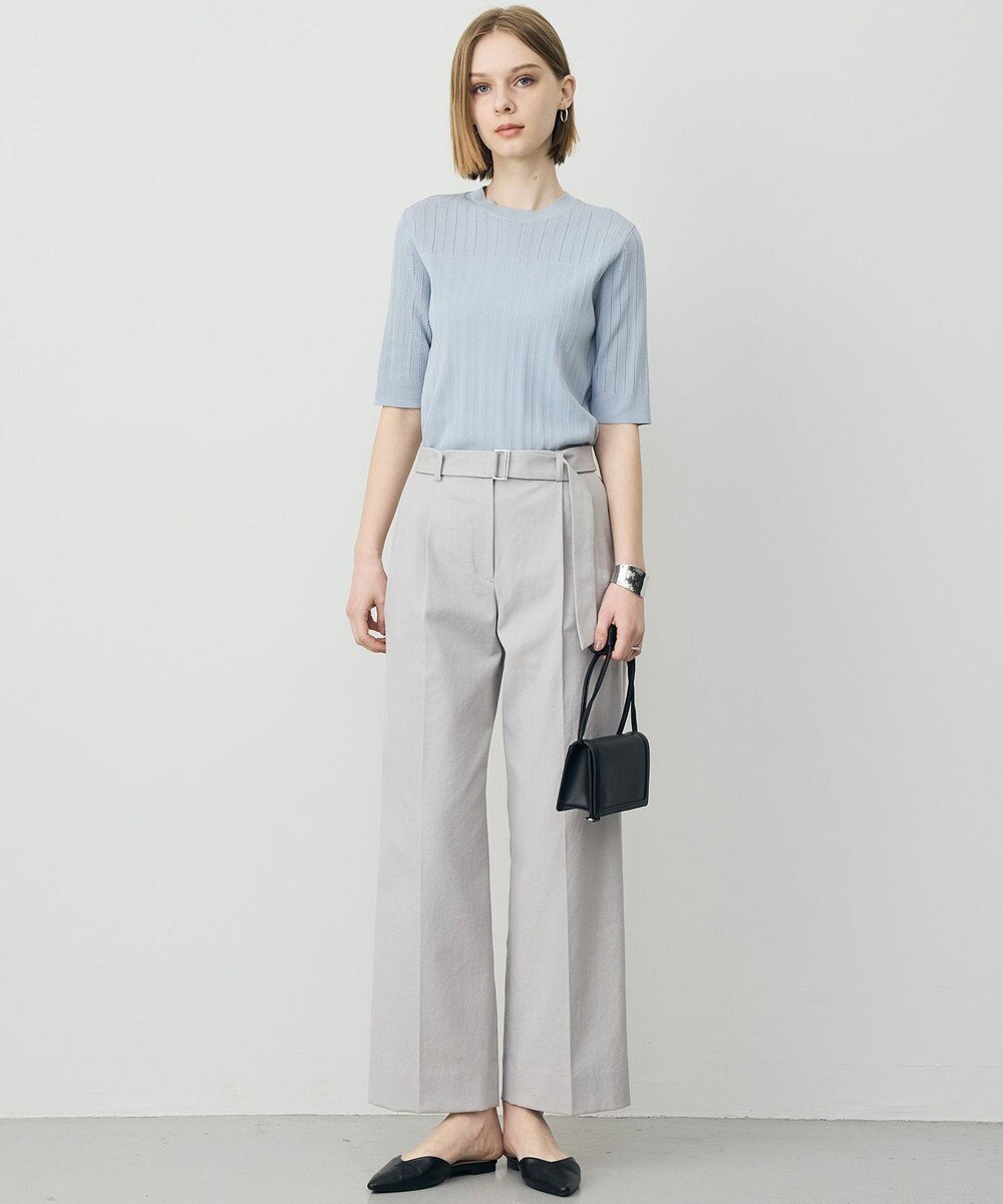 ICB L レースパターン ニット 