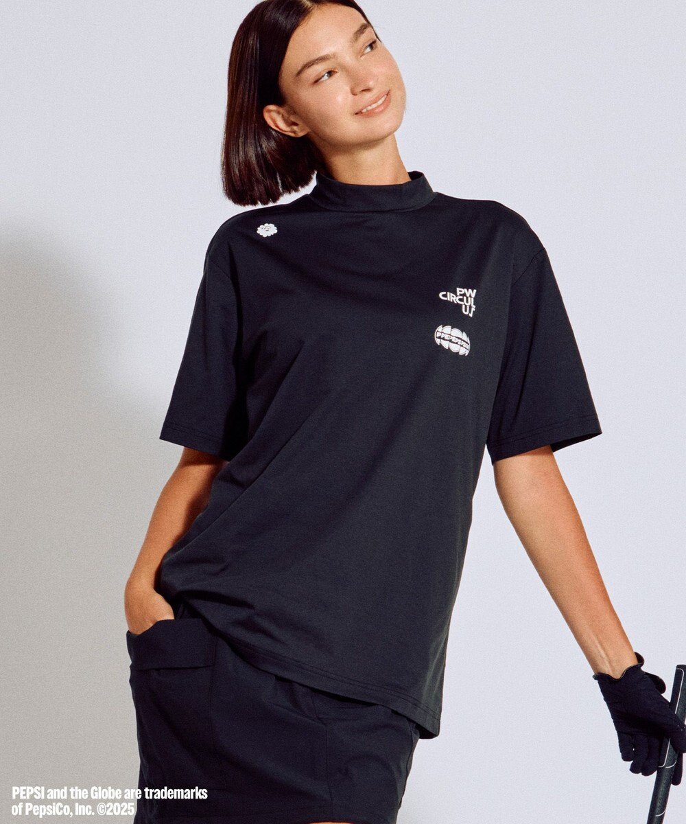 PW CIRCULUS 〈Pepsiコラボ〉【UNISEX】Pepsi World Graphic モックネックT 