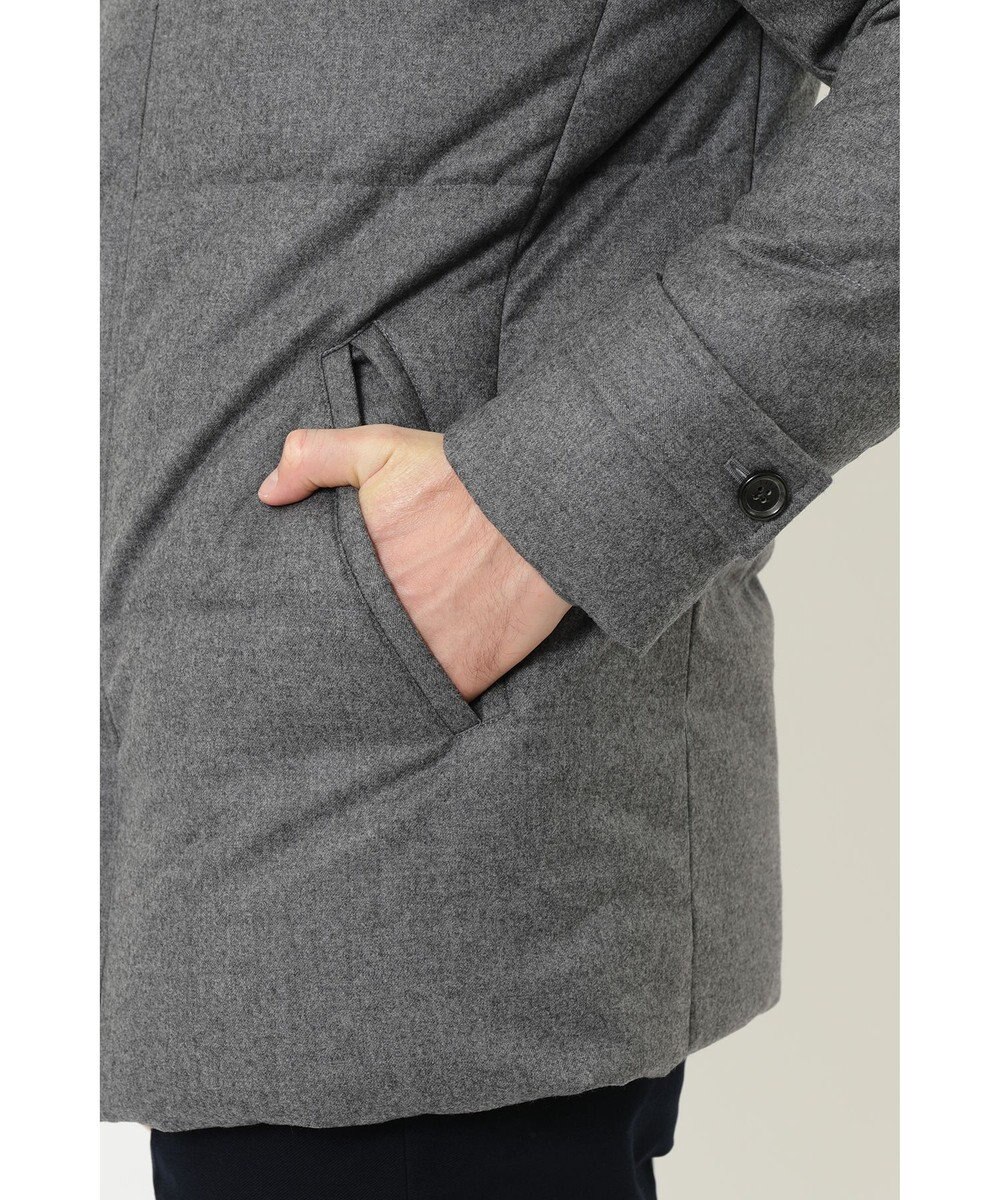 DAKS ウールフラノミドル丈ジャケット 