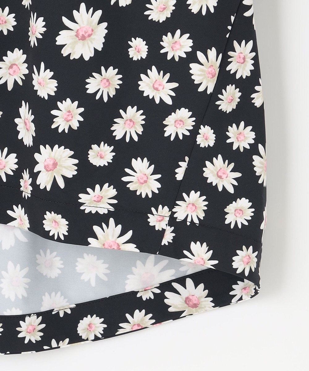 組曲 S 【組曲×setsuko sagittaire】ハイカウントストレッチプリント ブラウス 