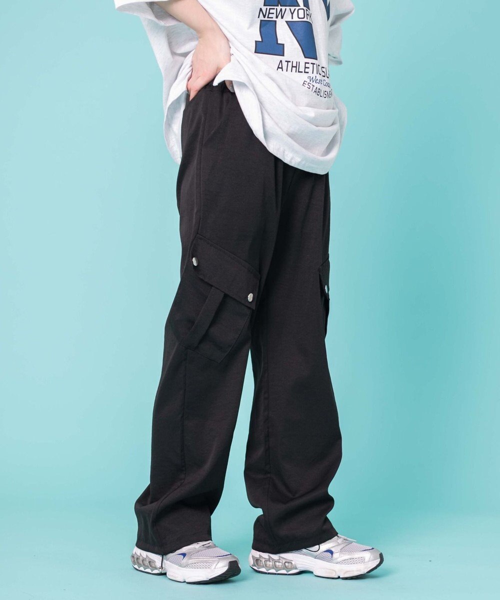 WEGO 【ウエストゴム】ビッグポケットカーゴパンツ 