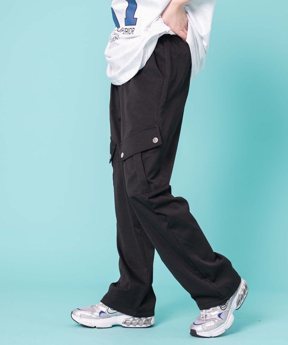 WEGO 【ウエストゴム】ビッグポケットカーゴパンツ 