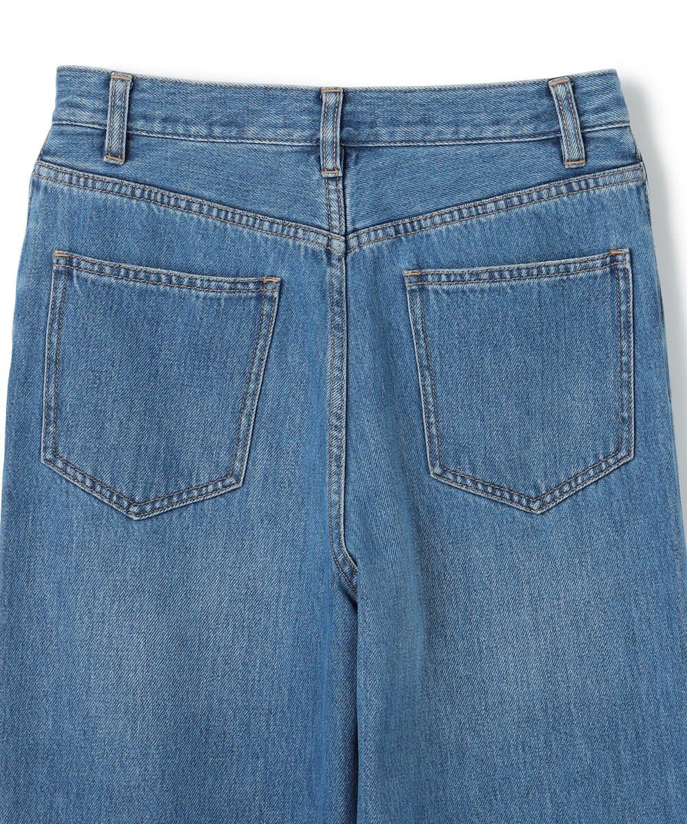 BEIGE， 【洗える】NAVIGLIO / フルレングスデニムバギーパンツ 