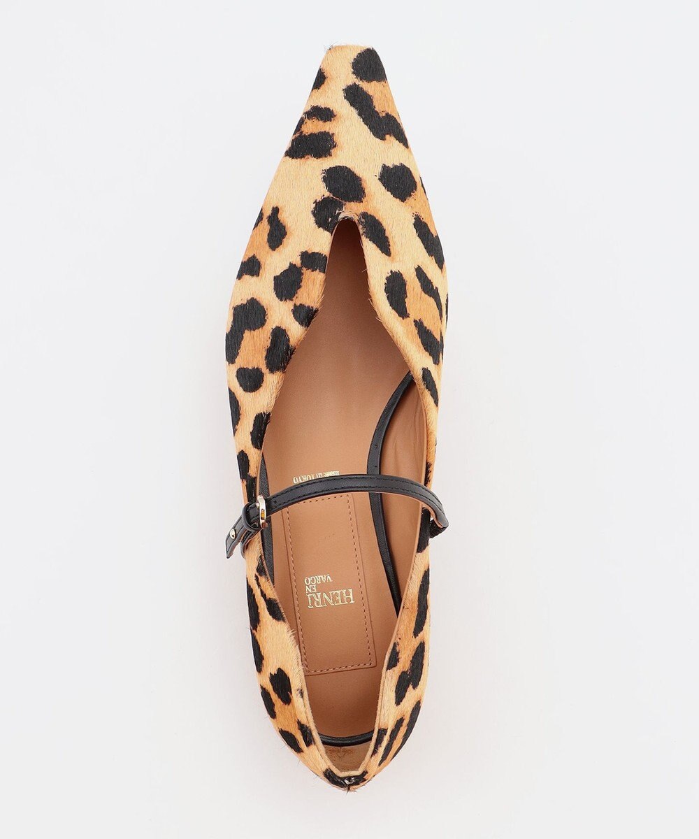 BEIGE， 【一部店舗限定】HENRI EN VARGO / KATE レオパードメリージェーン 