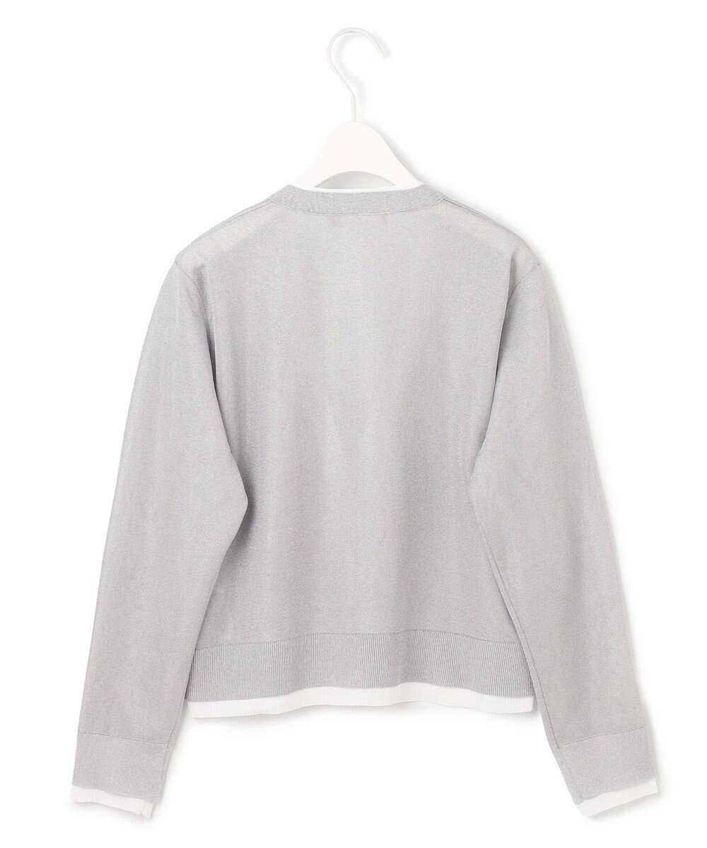 ICB 【洗える】 シアーレイヤードカーディガン 