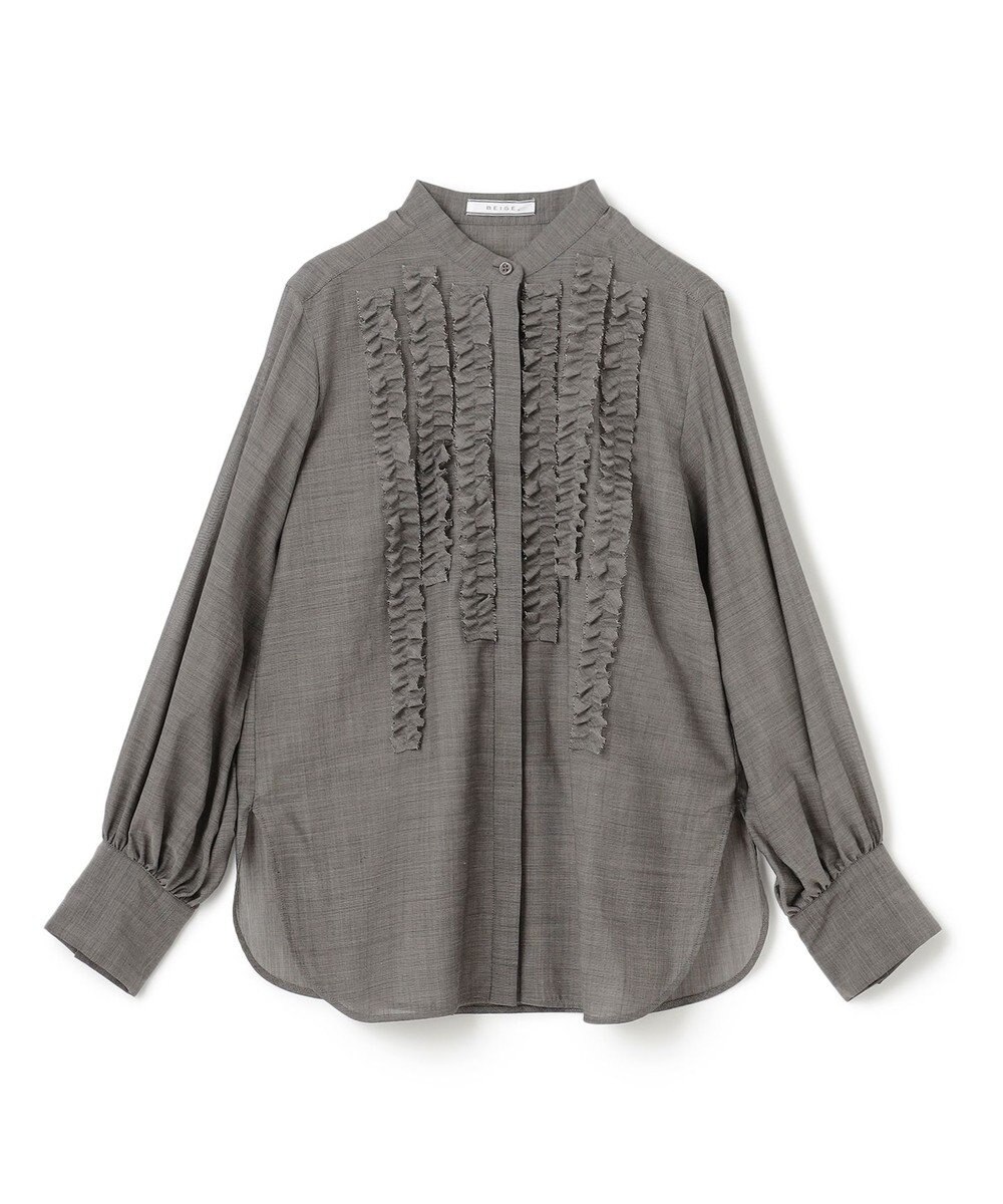 BEIGE， 【洗える・WEB限定】MOYE / フリルブラウス 