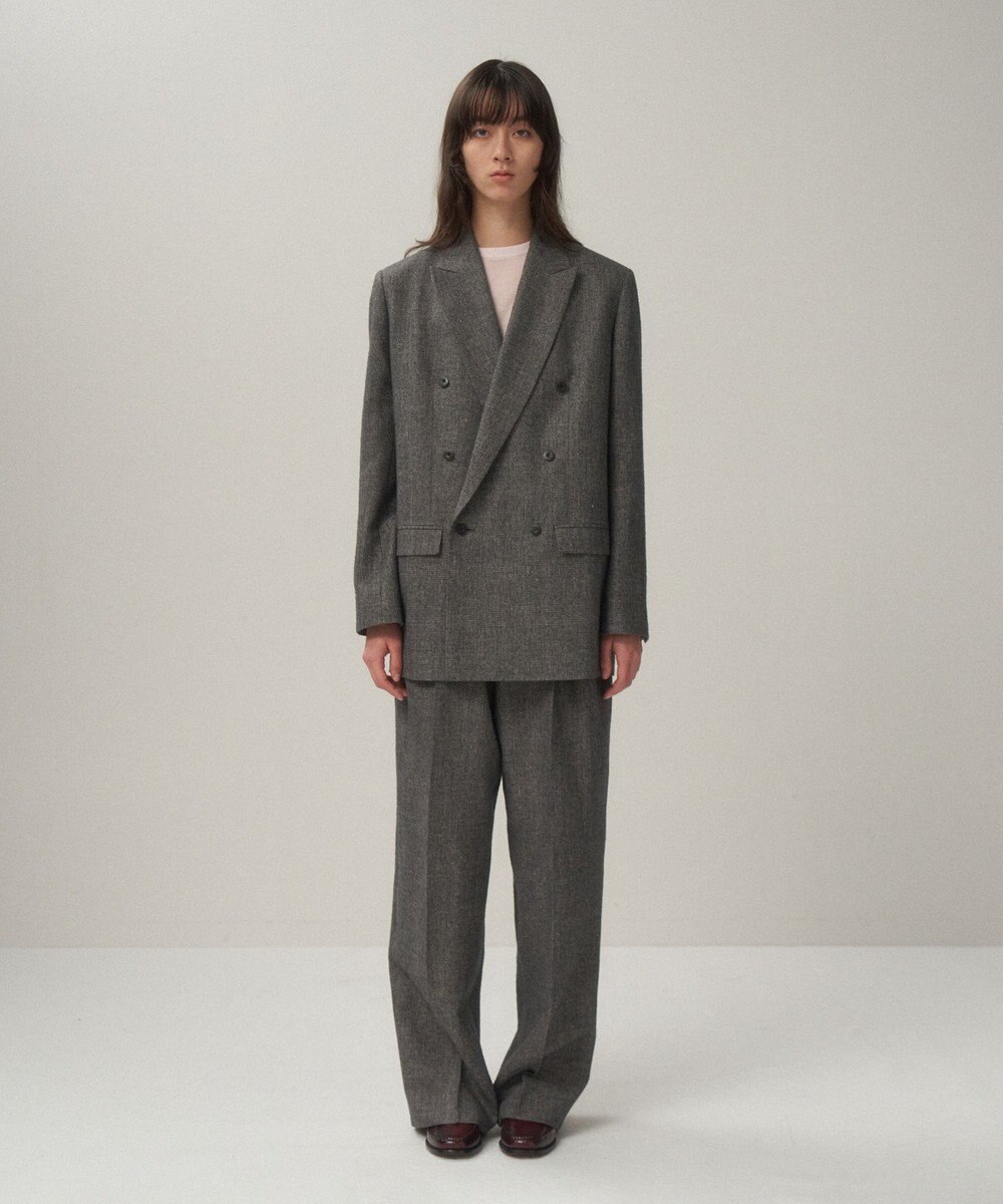 ATON LINEN WOOL TWILL | ダブルジャケット 