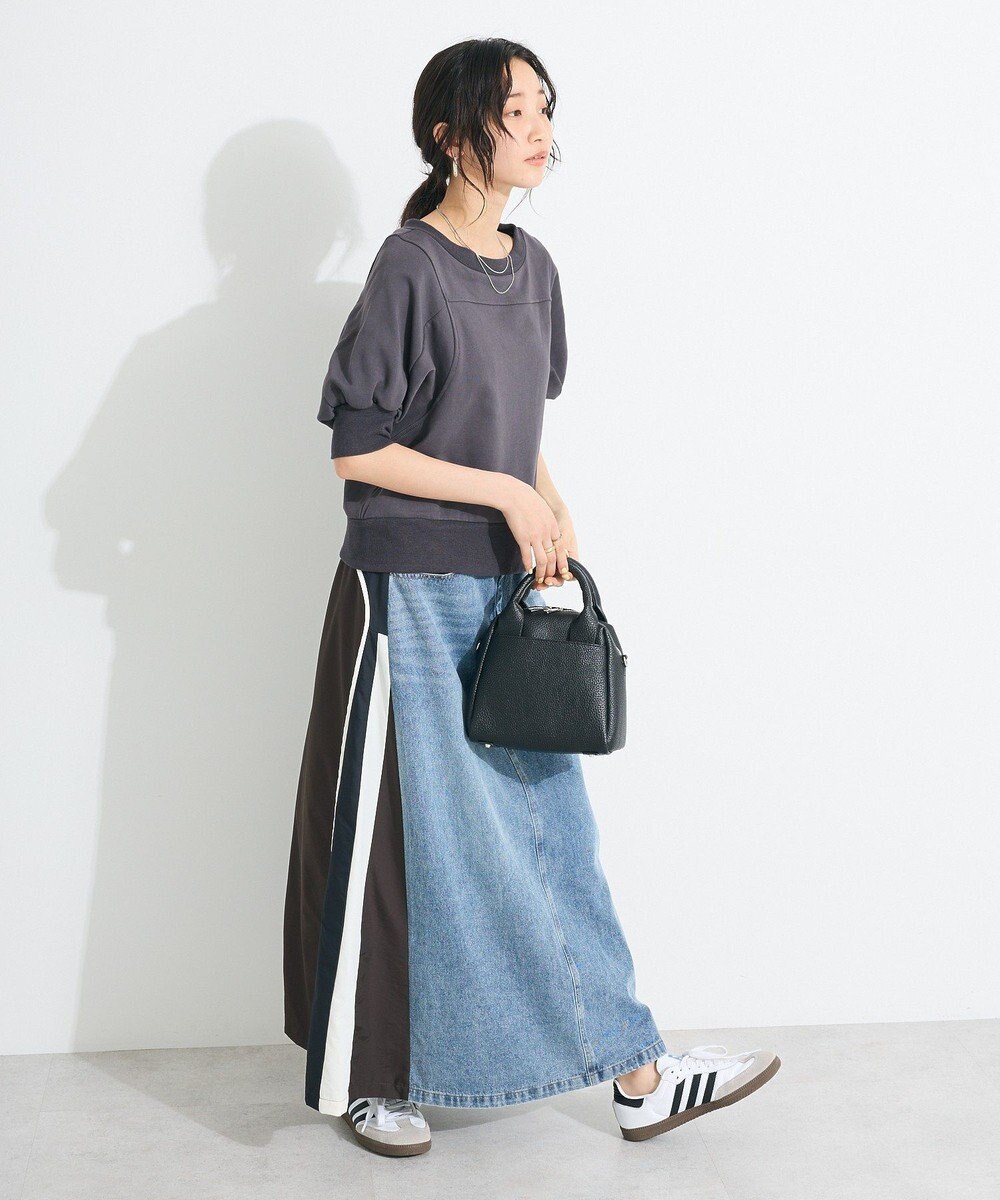 CRAFT STANDARD BOUTIQUE TC裏毛ボリュームハーフスリーブプルオーバー 