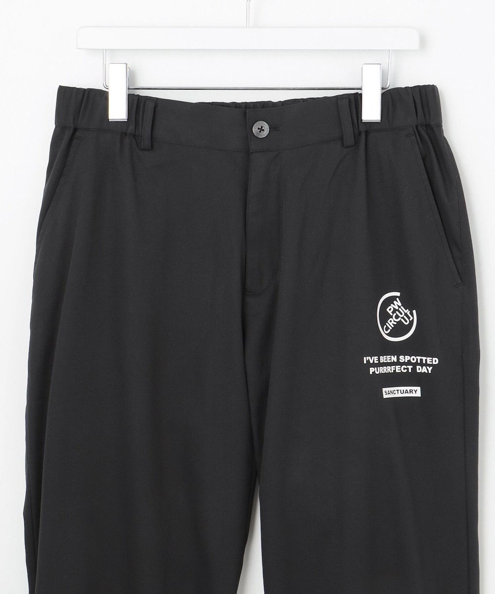 PW CIRCULUS 【MEN】【洗える/ストレッチ】ヘムスピンドル ワイド パンツ 