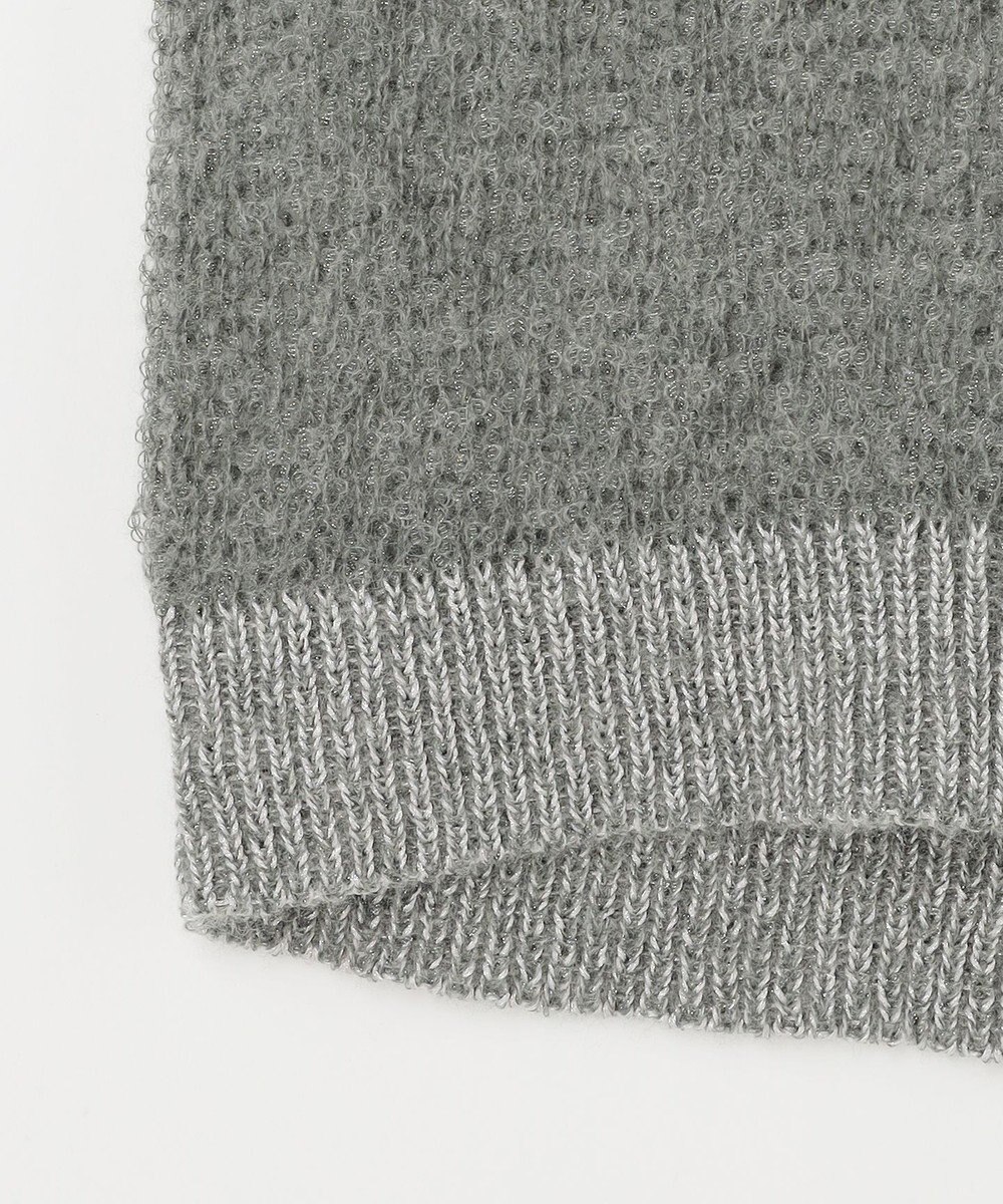 自由区 【カトリエムブーケ】Mohair lumineuxラメプルオーバ ーニット 