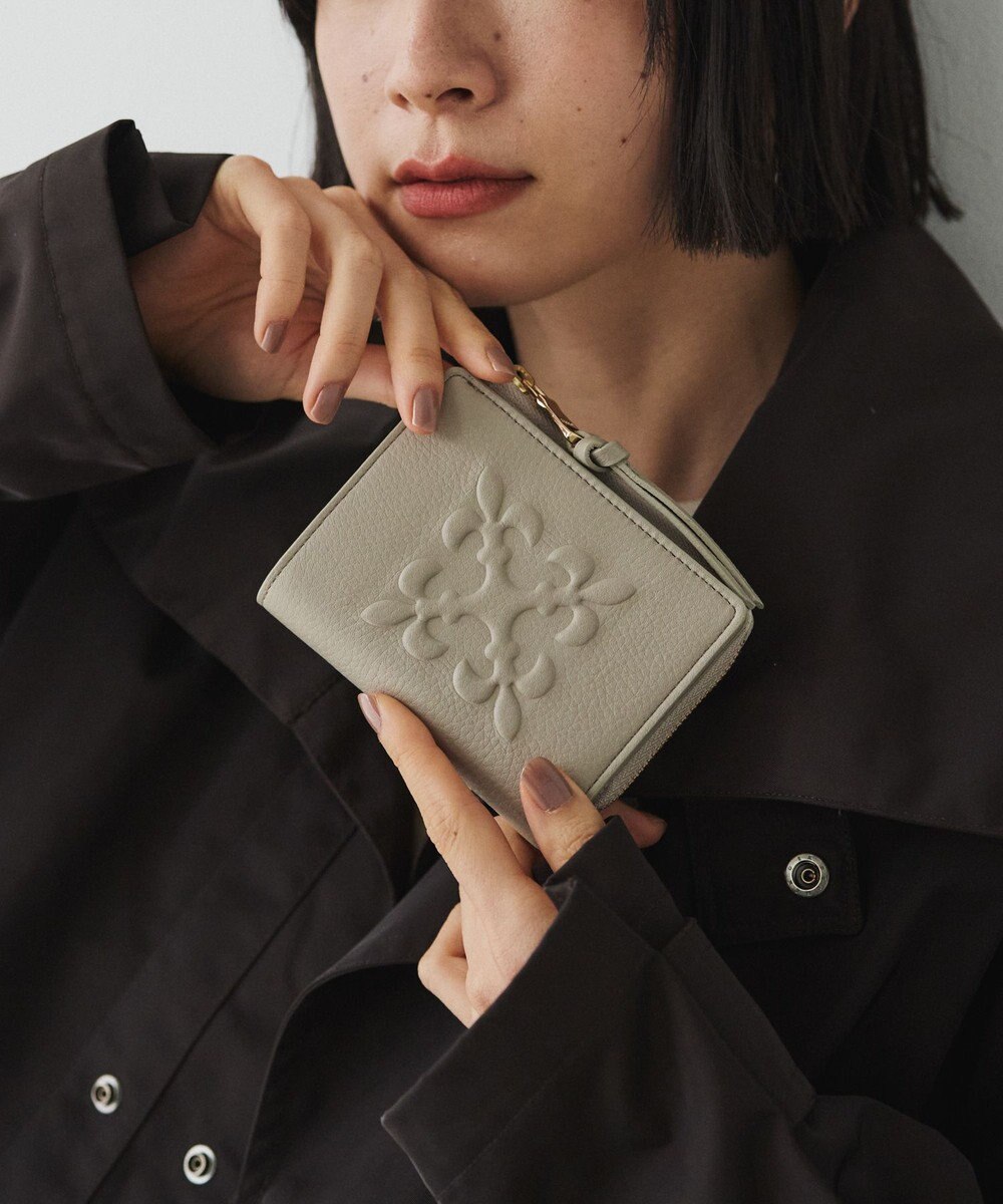 russet 【2025AW新作】エンボスモノグラムハーフウォレット(SO-437) 
