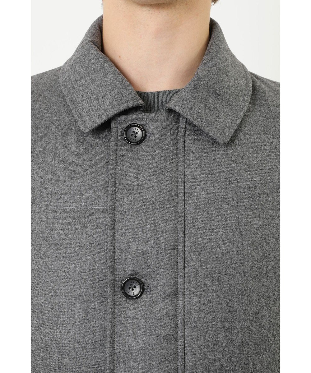 DAKS ウールフラノミドル丈ジャケット 