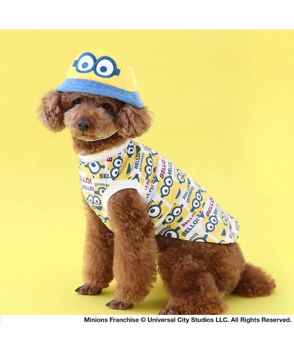 PET PARADISE ミニオン ボブ バケットハット付き Tシャツ 小型犬 