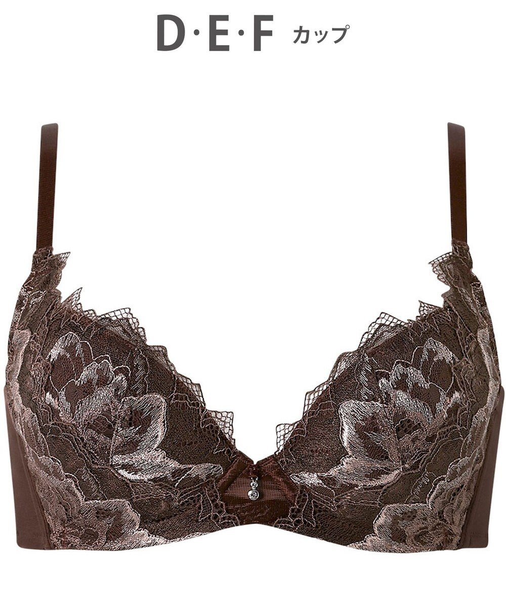 WACOAL 【ハグするブラ】 ブラジャー 体温を感知してカラダになじむ 谷間メイク 脇高設計 レディース BXB418 /ワコール 