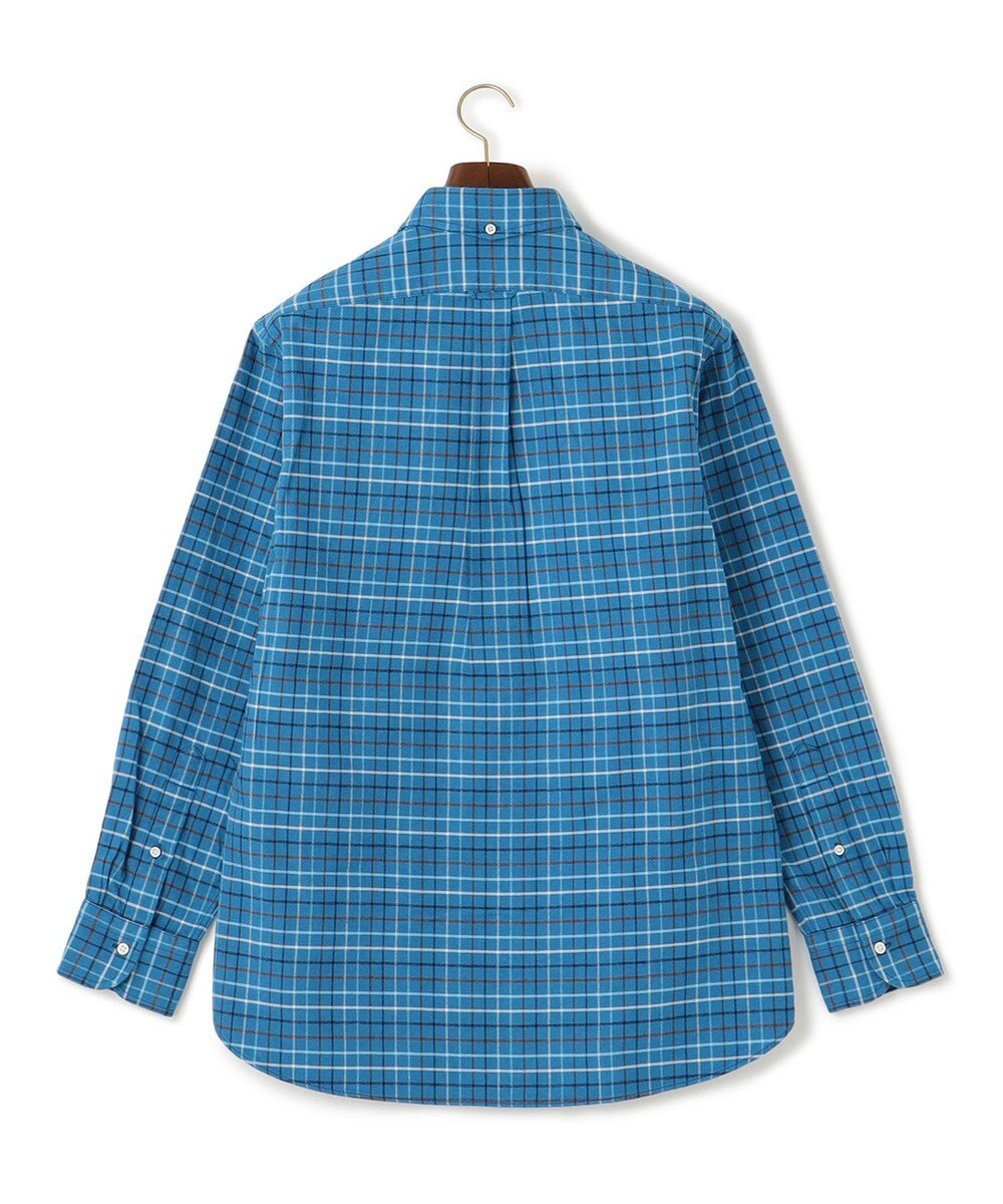 J.PRESS MEN コットンネル タッタソールシャツ/B.D 