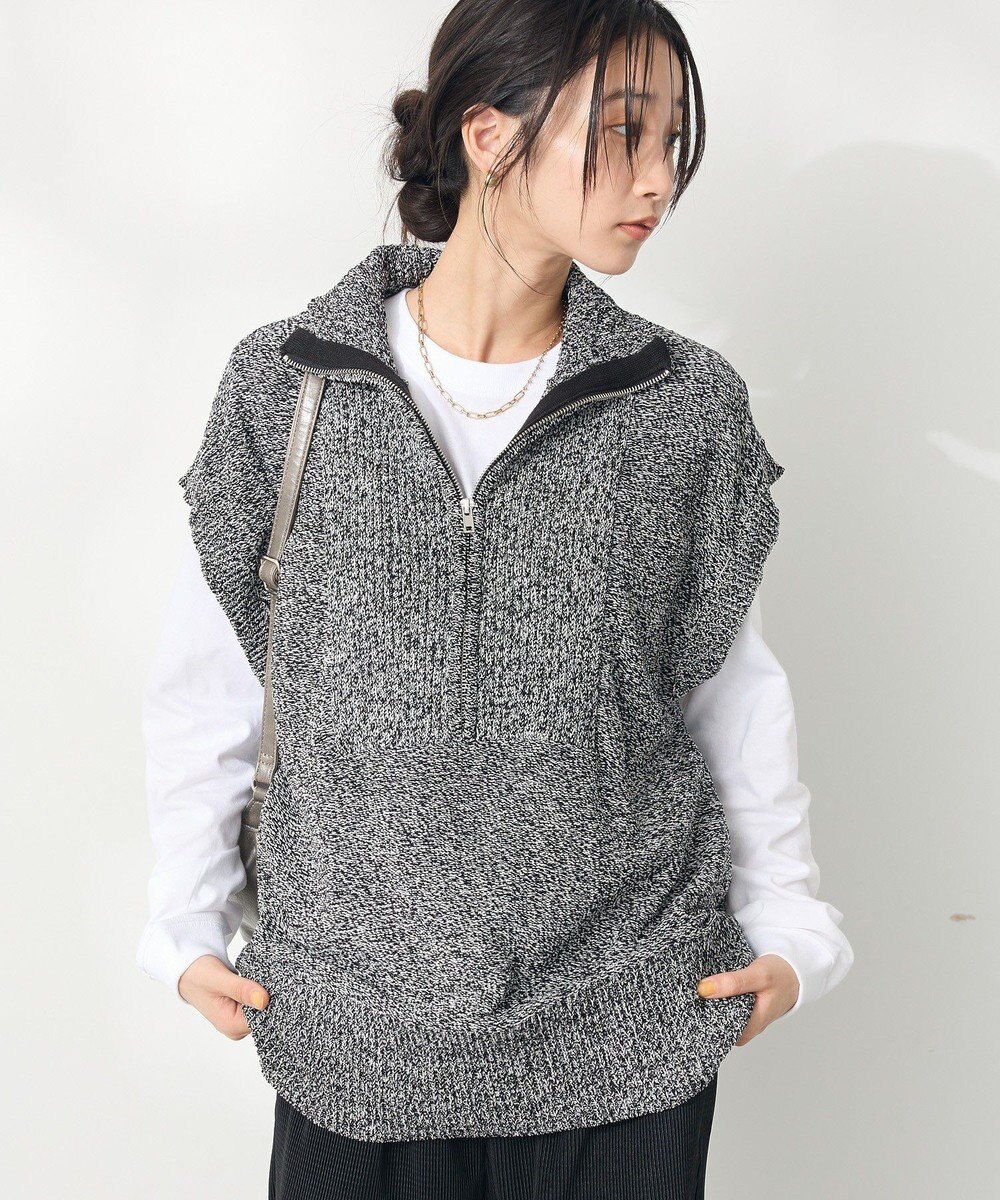 CRAFT STANDARD BOUTIQUE モールニットジップベスト 