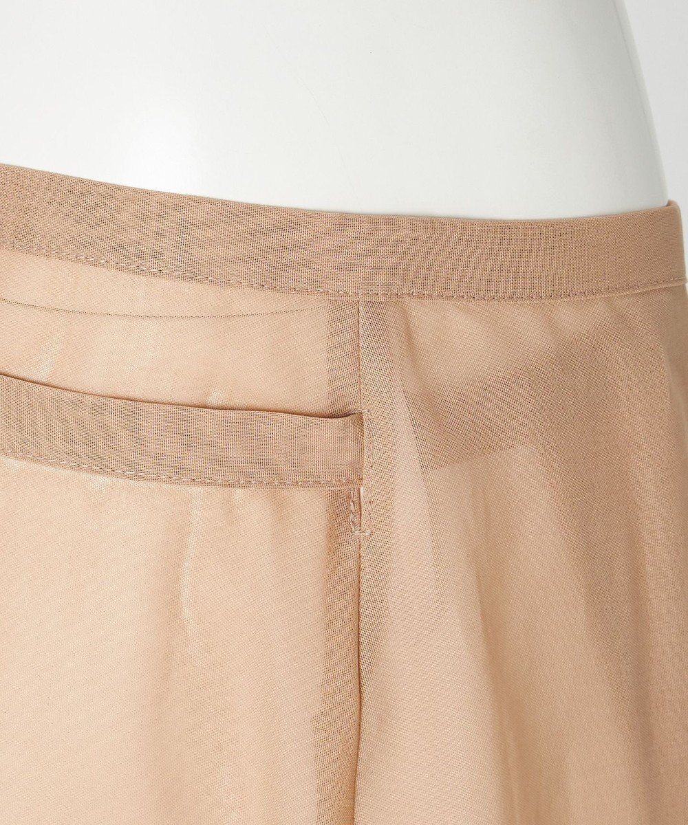 23区 【GOLD LABEL】コットンオーガンジー 刺繍 ラップスカート 