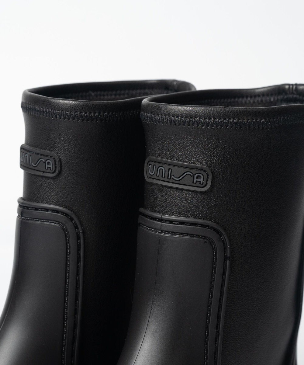 BONTRE 【UNISA/ウニサ】裏起毛ミドルレインストレッチブーツ 