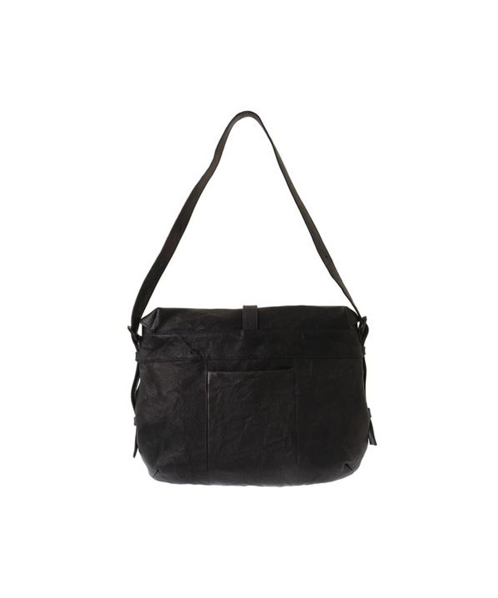 genten ゴートシュリンク かぶせ付ショルダーバッグ 