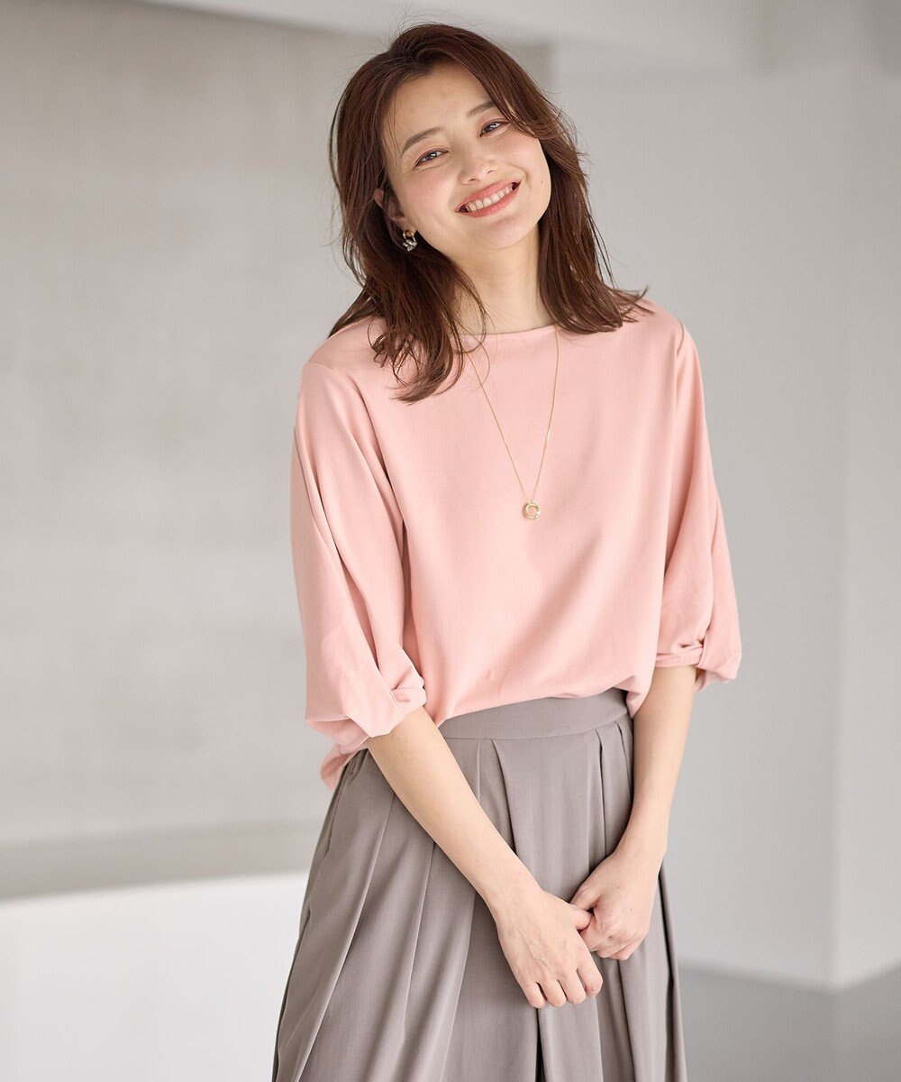 ANY 【WEB限定】シルケットスムース ツイストリーブプルオーバー 