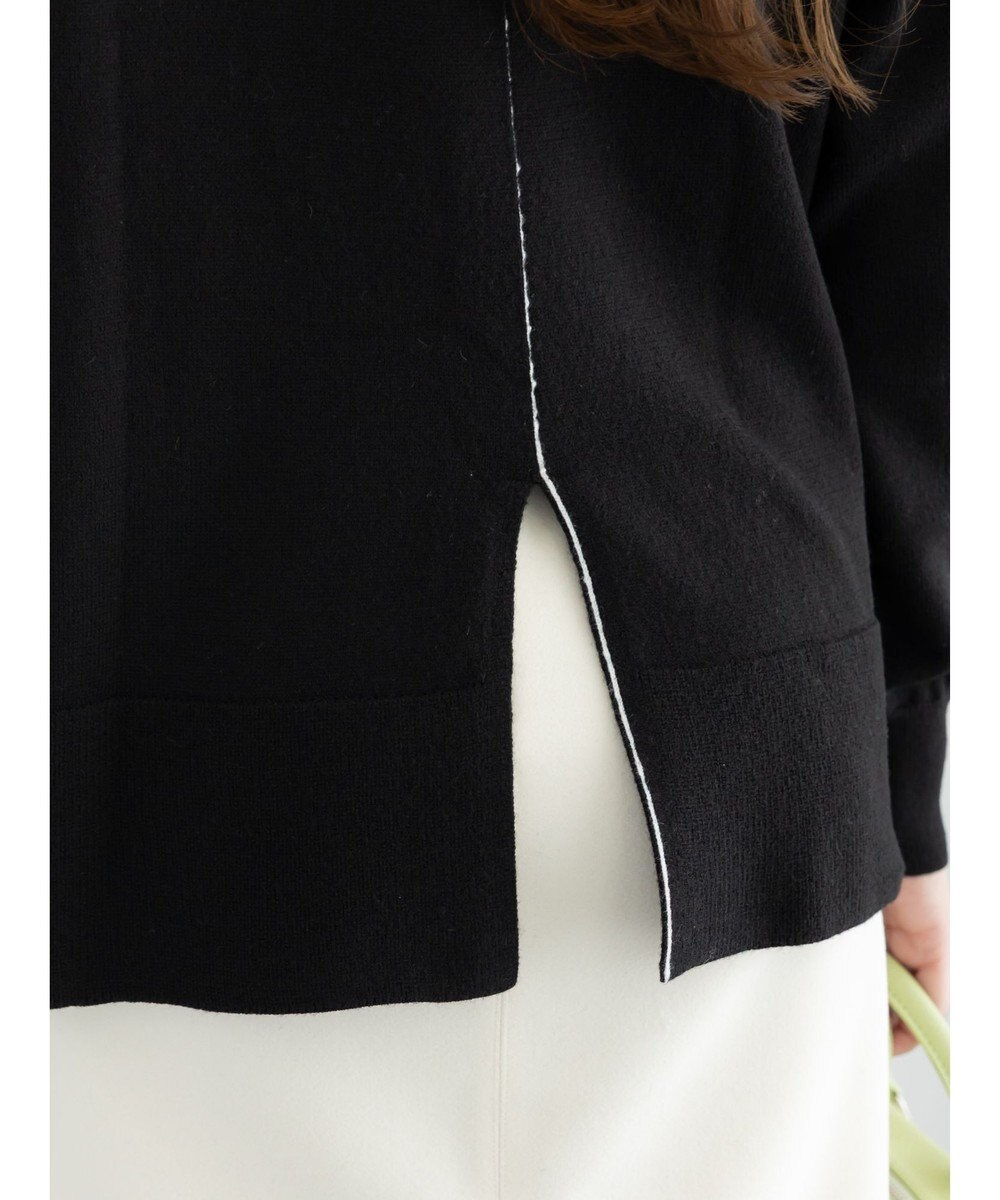 Te chichi バックスリットスタンドネックプルオーバー 