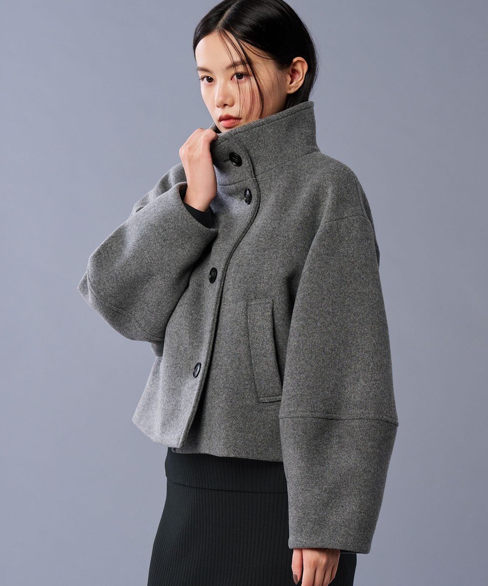 uncrave 【撥水】プルーフ メルトン スタンドネック コート（uncrave STANDARD） 