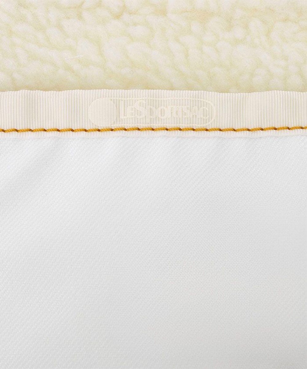 LeSportsac SMALL TWO WAY DENIM TOTE/ホワイトデニム/クリームシェルパ 