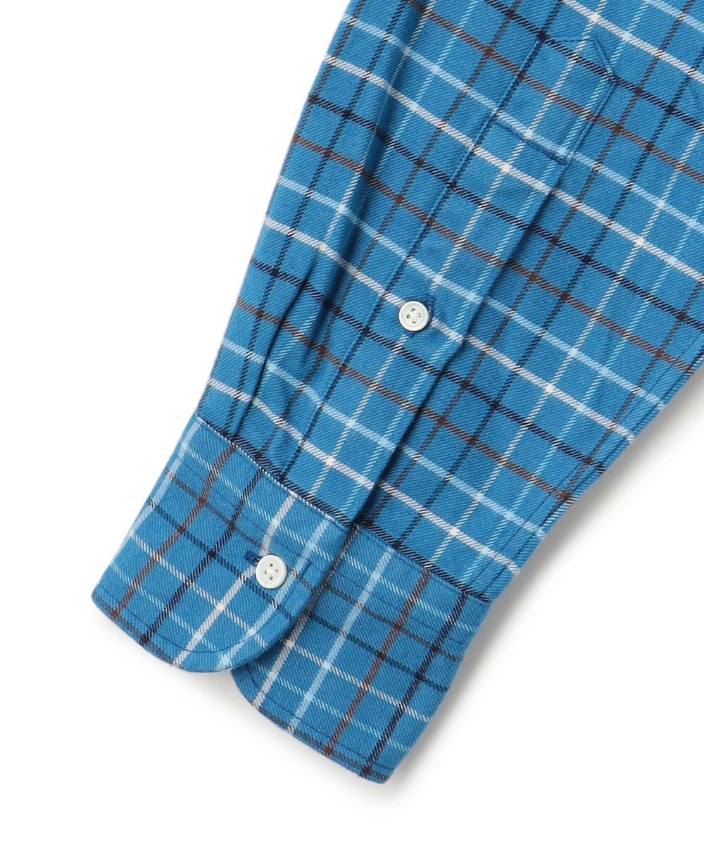 J.PRESS MEN コットンネル タッタソールシャツ/B.D 