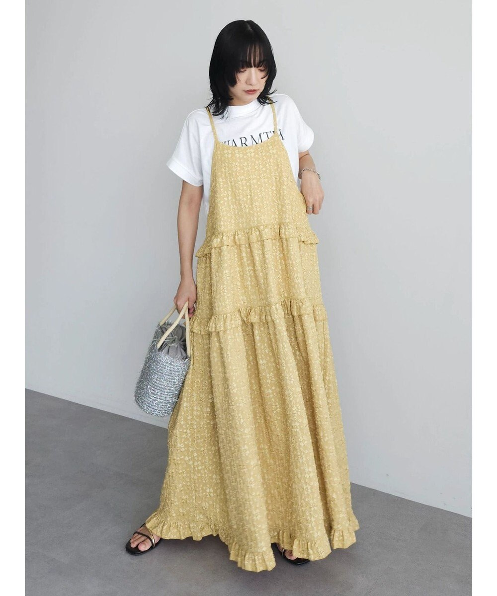 Green Parks ・Ｐｅｔｉｔ　Ｆｌｅｕｒフラワージャカードキャミワンピ 