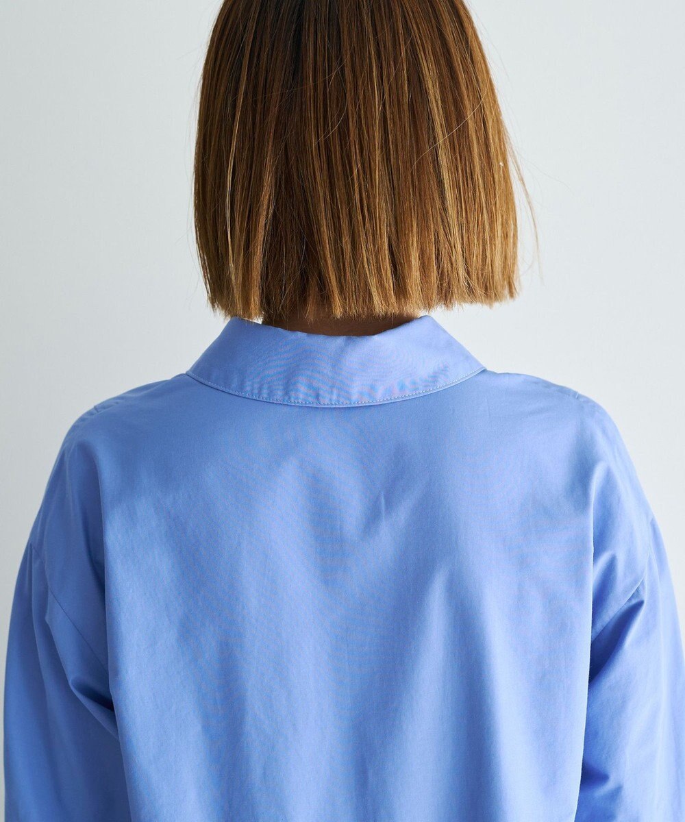 YECCA VECCA ペプラムギャザーシャツ 