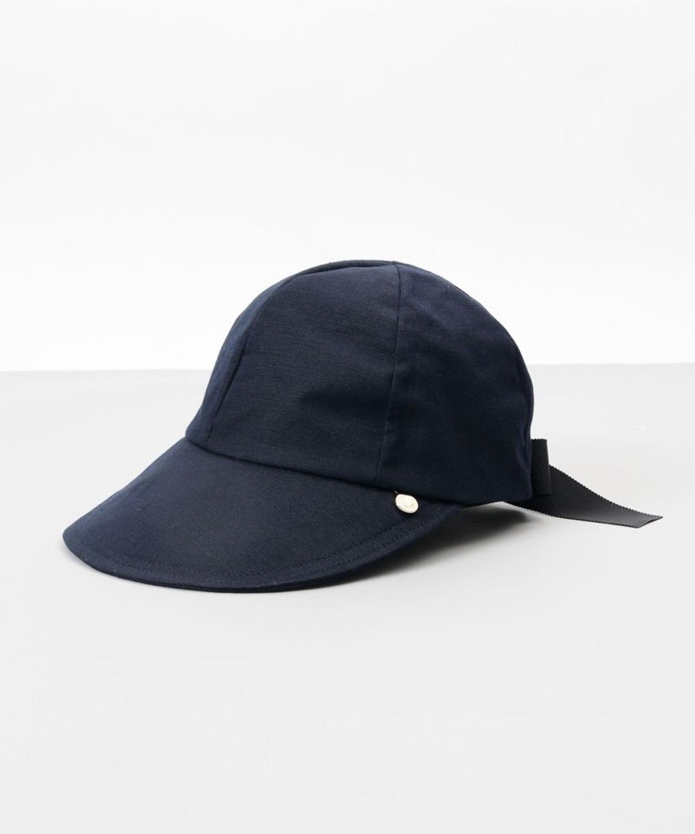 AURORA 【 LANVIN en Bleu （ランバン オン ブルー）】リネンキャスケットキャップ 