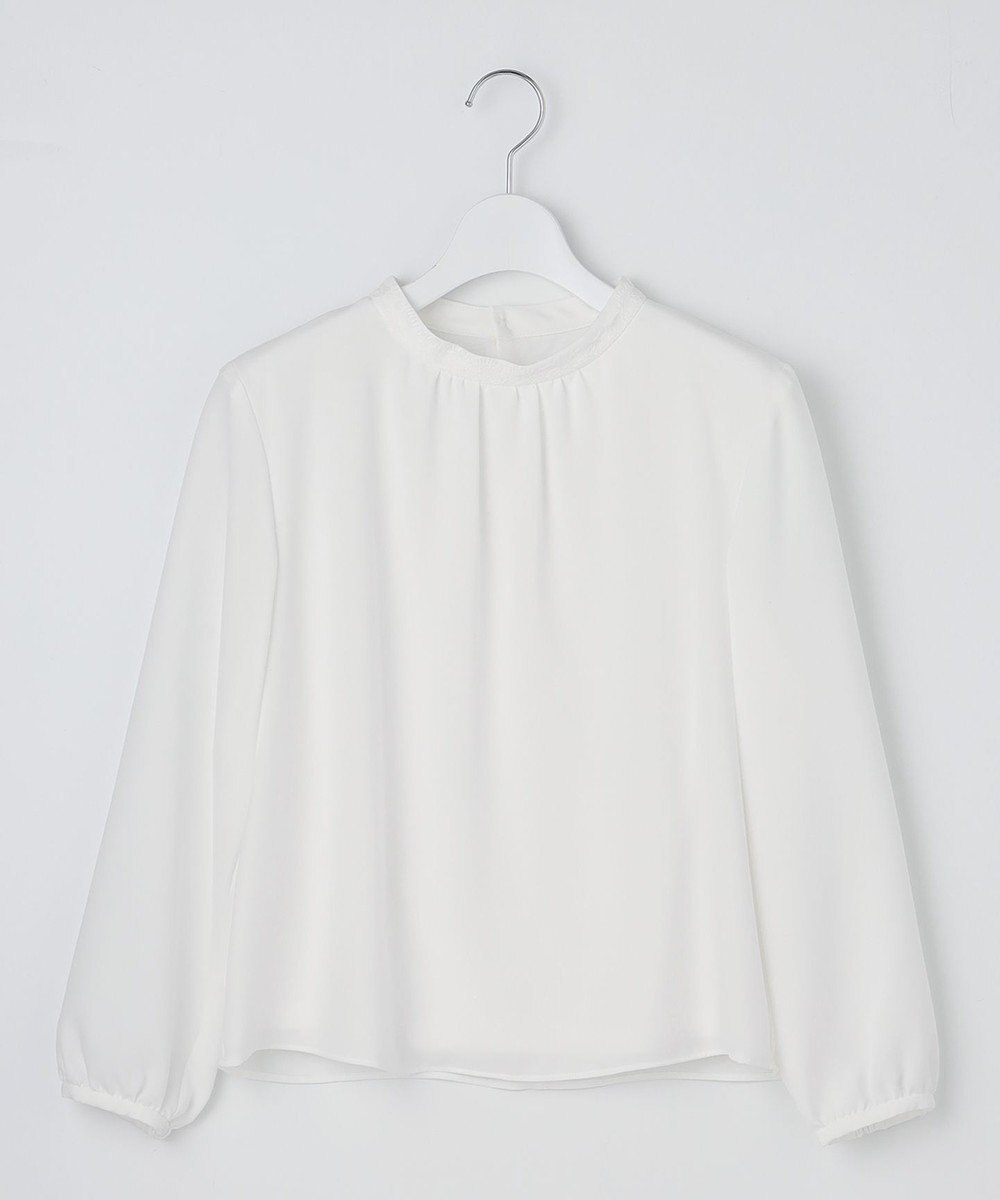 J.PRESS LADIES S プルエラ フリルネック カットソー 