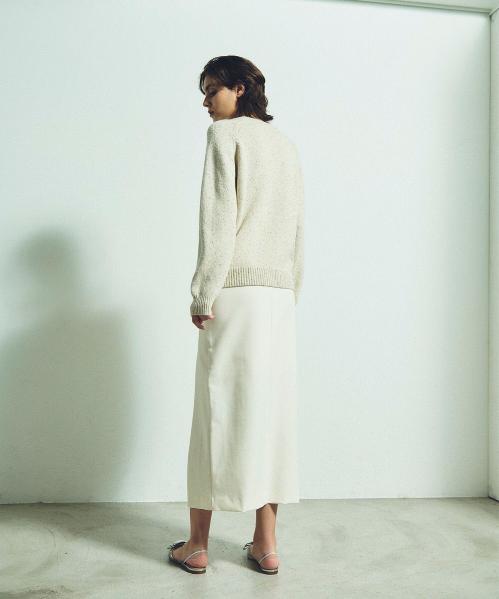 GRACE CONTINENTAL カシミヤ混ラメニットトップ 