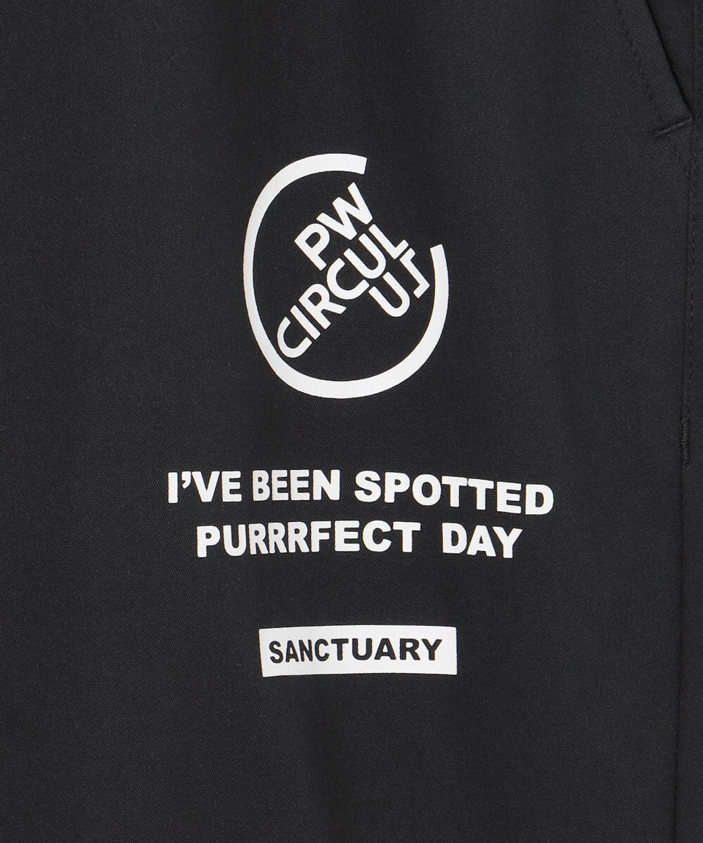 PW CIRCULUS 【MEN】【洗える/ストレッチ】ヘムスピンドル ワイド パンツ 