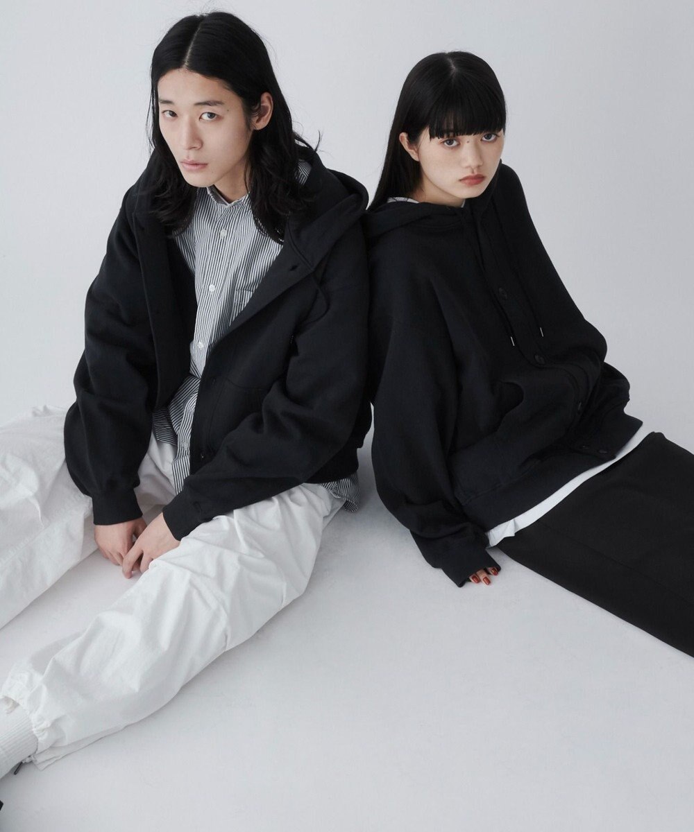 WEGO 【ユニセックス着用ITEM】スウェットボタンカーディガン 