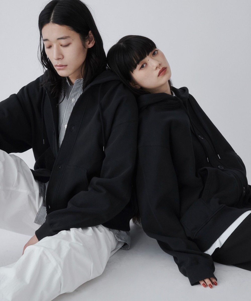 WEGO 【ユニセックス着用ITEM】スウェットボタンカーディガン 