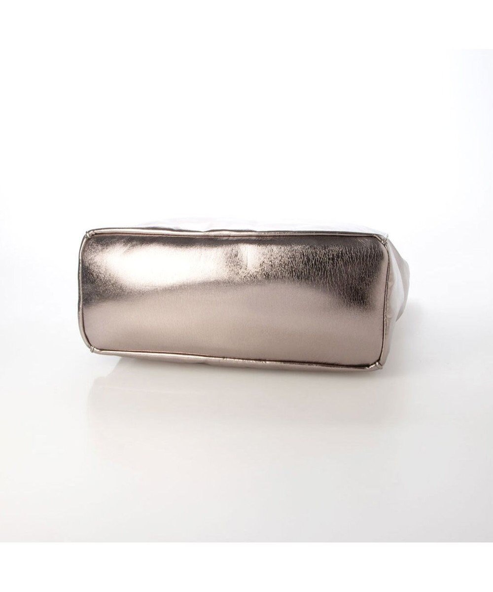 UNBILLION cachecache ソフトメタリックショッパートート 